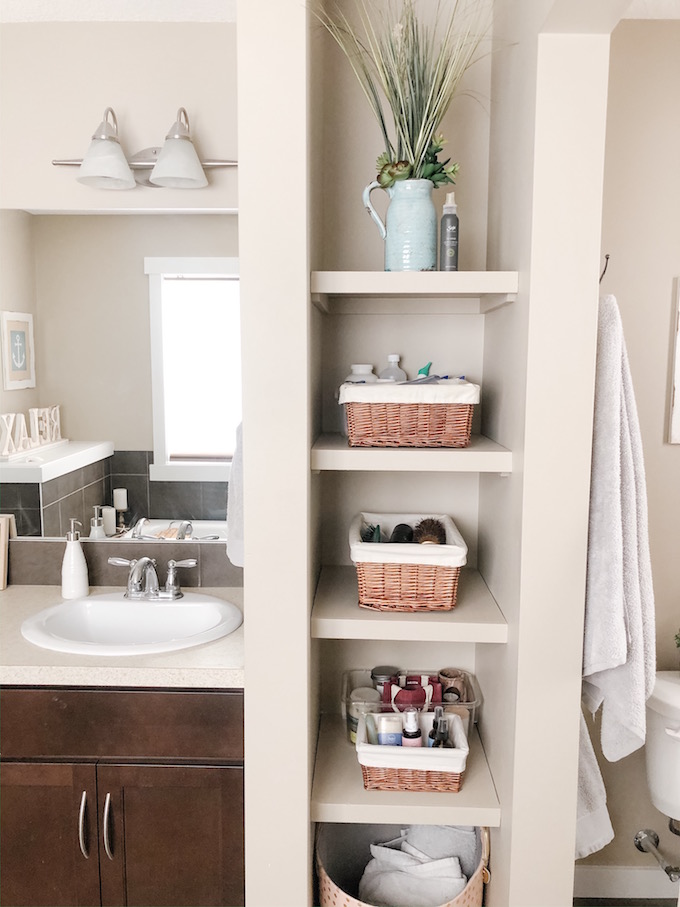 How to Organize Your Bathroom: Simplify + Contain - Organized With Kids